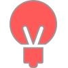 Jogo de faróis de nevoeiro Vermelho